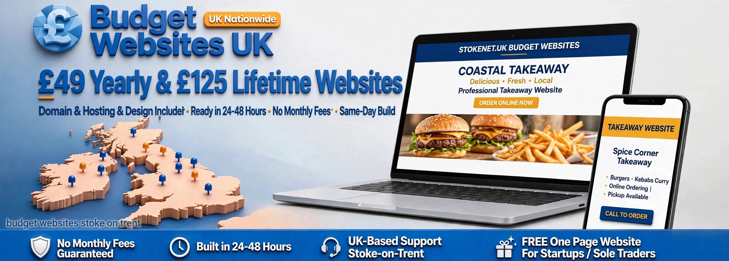 Stokenet.uk Budget Websites – £49 Yearly & £125 Lifetime – Stoke on Trent
