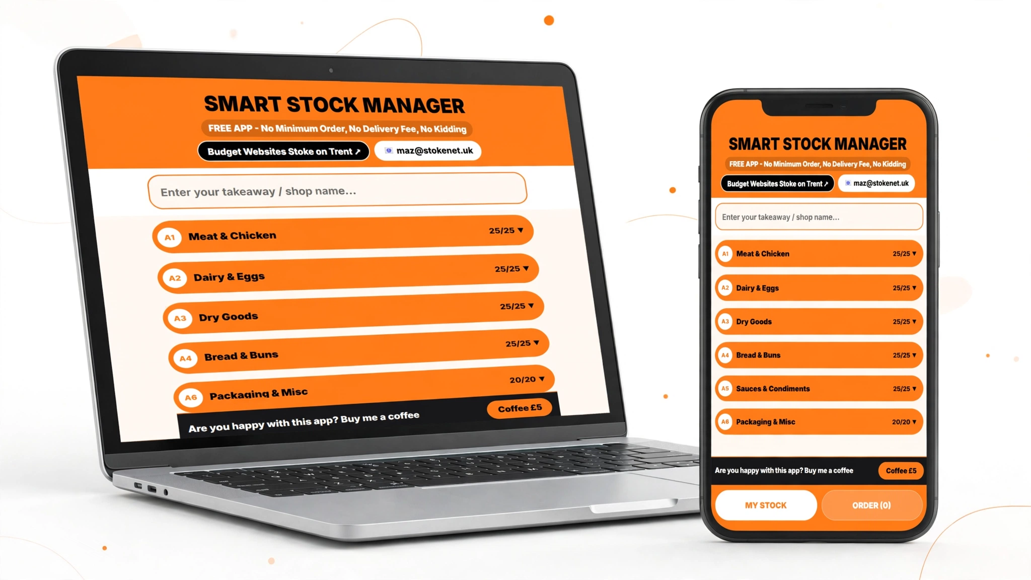 Smart Stock Manager - Free App by Budget Websites Stoke
